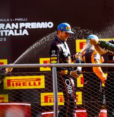 Overzicht podiumplaatsen: Verstappen met Piastri en Norris op het podium in Monza