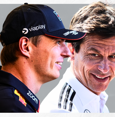 Max Verstappen and Toto Wolff arrive for crunch talks over Mercedes move
