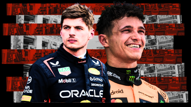 max verstappen, lando norris, red bull, mclaren, canadian grand prix, graphic