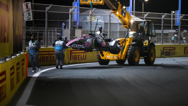 Gasly after crash in Jeddah