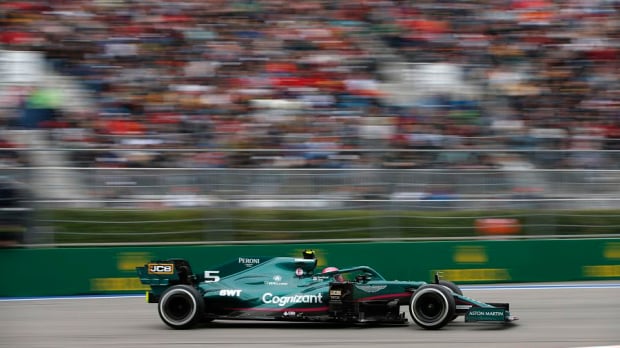 Vettel, Aston Martin, RussianGP