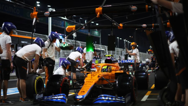 Lando Norris in the Saudi Arabian Grand Prix