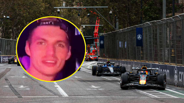 Verstappen, Bakoe, socials