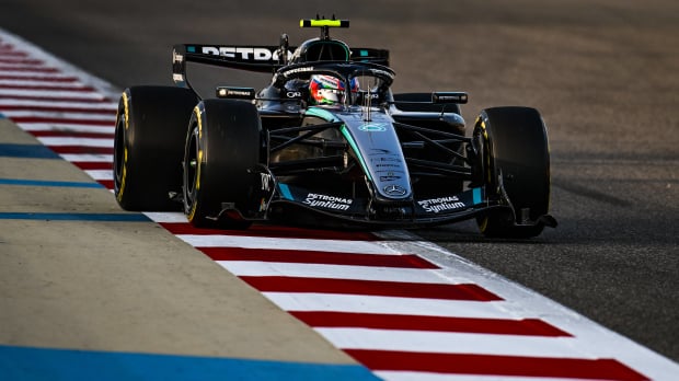 Antonelli during Day 3 of Bahrain Test 1