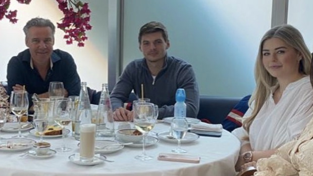 Max Verstappen and his family in Monaco