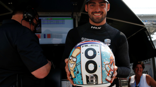 VeeKay tijdens trainingen Indy 500