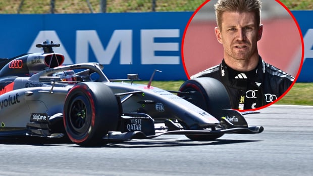 Hulkenberg in Barcelona — Foto: © IMAGO x GPFANS