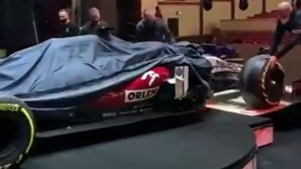 eerste beelden van mogelijke nieuwe livery alfa romeo