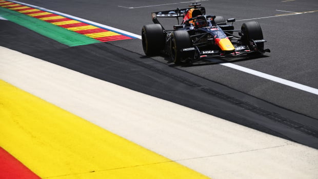Verstappen during FP1 at Spa-Francorchamps — Foto: © Red Bull Content Pool
