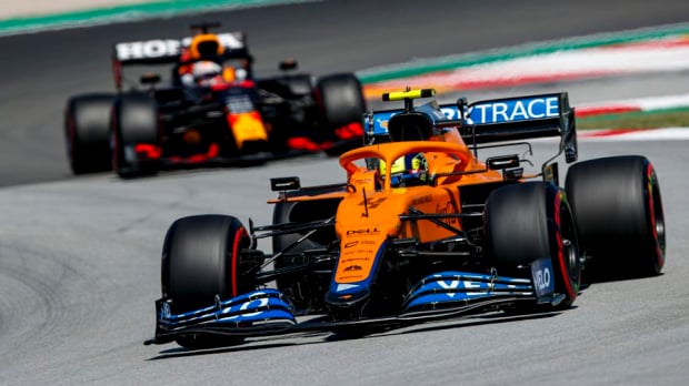 Norris, Verstappen, McLaren, Red Bull, SpanishGP