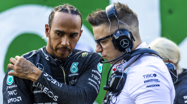 F1 fans ask 'is he single' as Lewis Hamilton rocks up at Brazilian