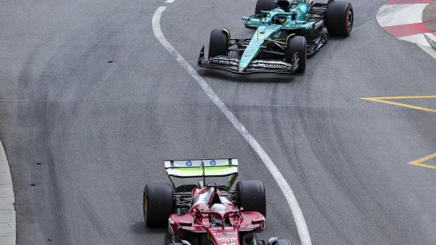 Leclerc after crash in FP1 in Monaco