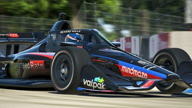 Grosjean sim testing ahead of IndyCar debut