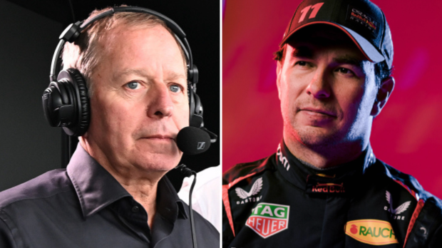Martin Brundle and Sergio Perez