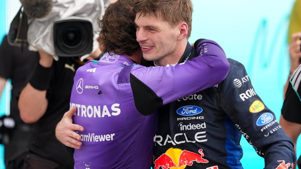 Kimi Antonelli, Max Verstappen, generic, 2026, Miami GP — Photo: © IMAGO