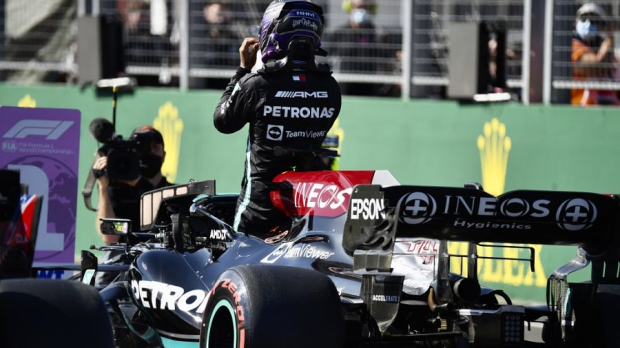 Lewis Hamilton after qualifying in Hungary