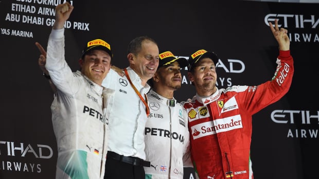 Nico Rosberg (left) and Sebastian Vettel (right) were both victims of Lewis Hamilton comebacks