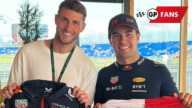 Checo Pérez y Santi Giménez — Foto: © LAT Images