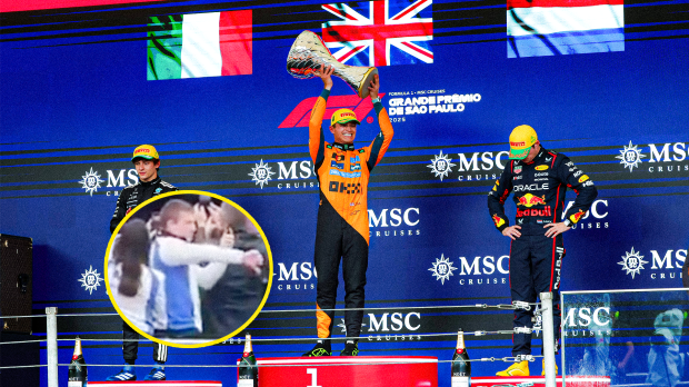 Norris, Verstappen, Antonelli, Racing Bull, social