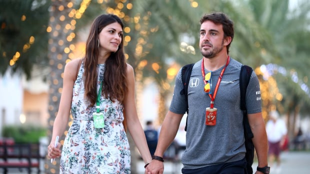 Linda Morselli en Fernando Alonso in 2017