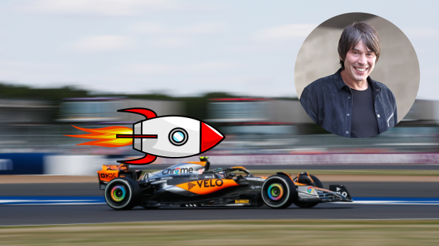 Professor Brian Cox tells Lando Norris how to make McLaren faster