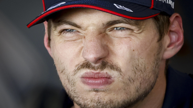Max Verstappen at Silverstone