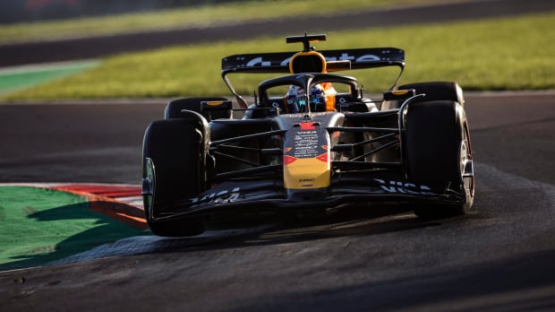 Verstappen during FP3 at Monza