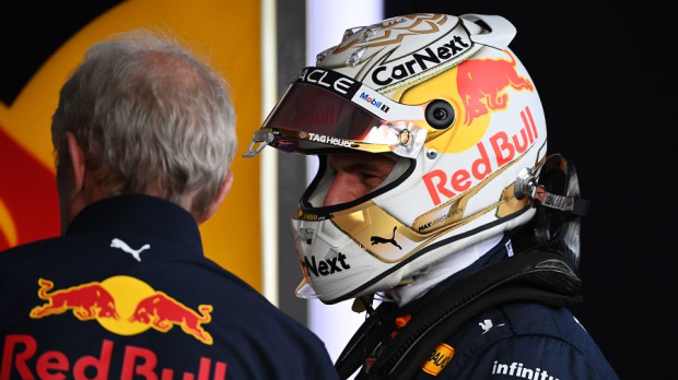 Helmut Marko and Max Verstappen