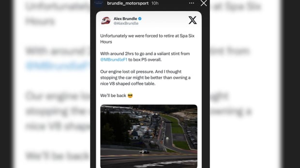 Alex Brundle confirmed the team's retirement via social media on Saturday