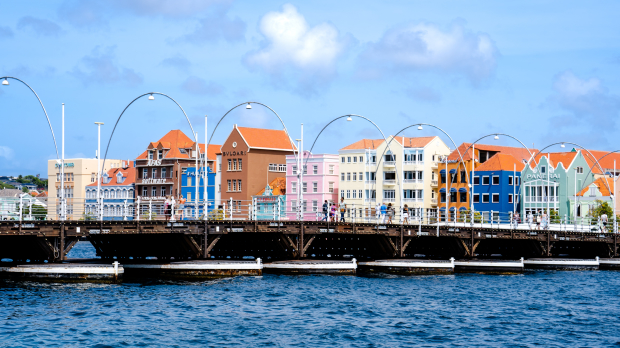 Queen Emma Bridge in Willemstad