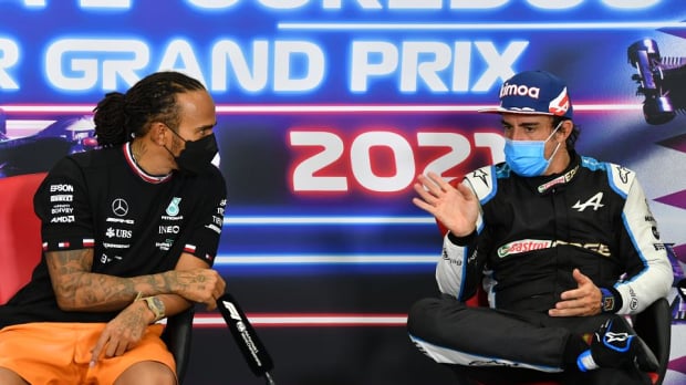 Lewis Hamilton and Fernando Alonso