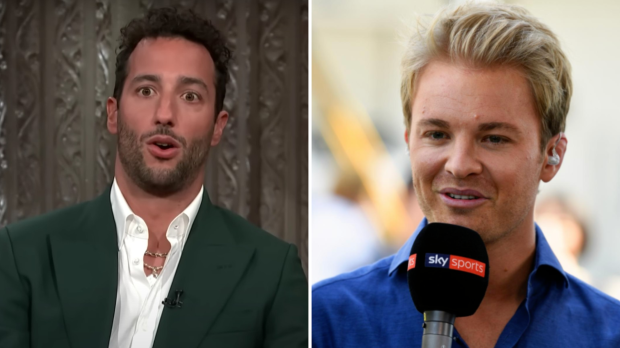 Daniel Ricciardo and Nico Rosberg 