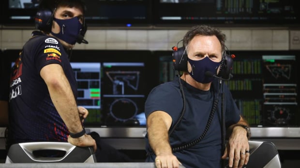 Horner at pre-season testing with Red Bull