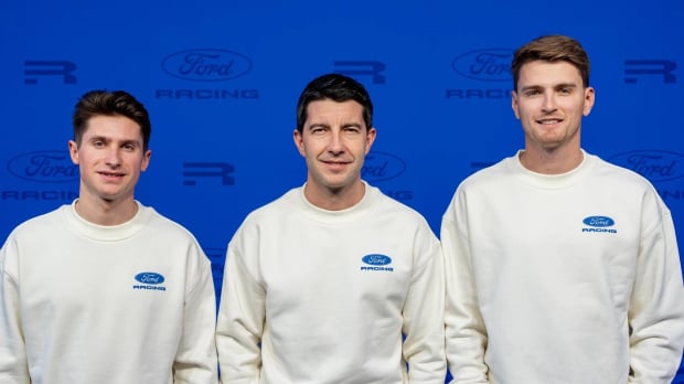© Ford Racing | Sargeant (r) samen met Priaulx (l) en Rockenfeller (m)