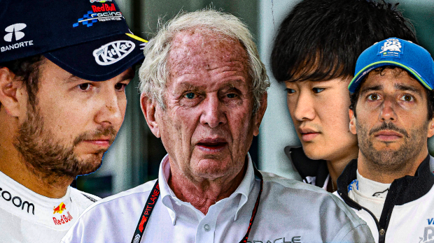 Marko, Pérez, Tsunoda, Ricciardo, social