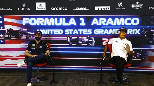 Ricciardo, Verstappen, USA 