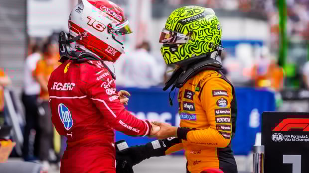 Charles Leclerc, Lando Norris, Hungary GP, Ferrari, McLaren, 2025, Generic