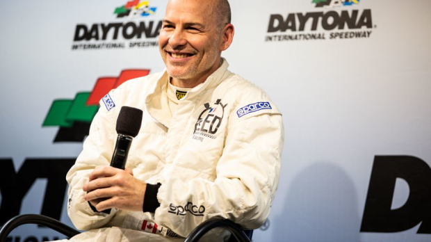 Jacques Villeneuve lors des qualifications pour les Daytona 500