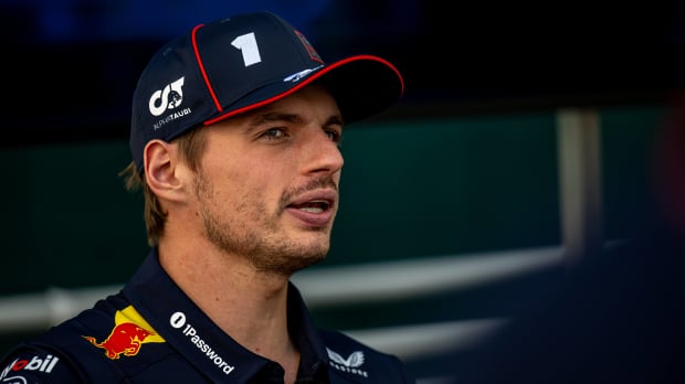 Verstappen in the Mexico GP paddock
