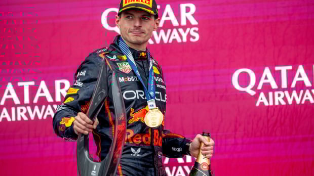Max Verstappen after his win in Baku