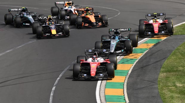 Leclerc, Hamilton, Russell, Hadjar, Norris, Lindblad, Antonelli, generic, Australian GP, 2026 — Foto: © IMAGO