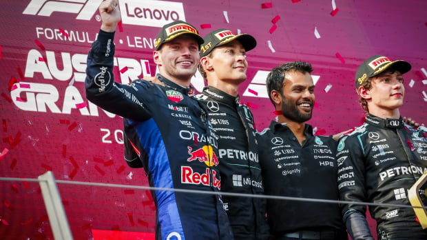Podium in Austria — Foto: © IMAGO