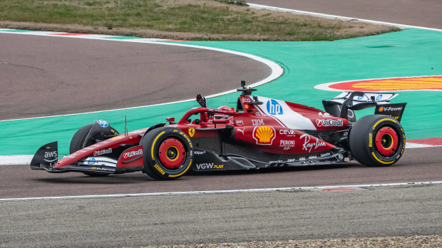 Leclerc debuts SF-25 at Fiorano