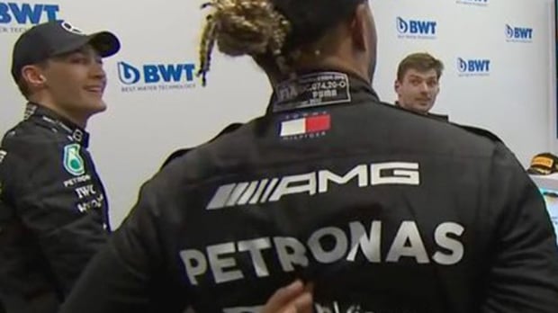 verstappen, hamilton, russell, hungary