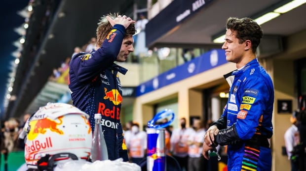 Norris and Verstappen in Abu Dhabi