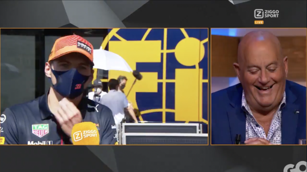 Verstappen in a video for van Gelder — Foto: © LAT Images