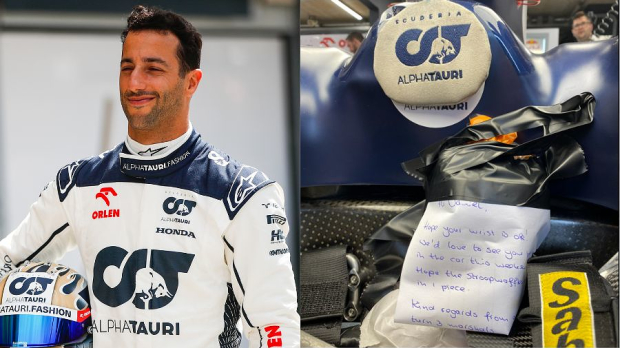 Daniel Ricciardo, Dutch GP, Zandvoort, injury, gift — Photo: © LAT Images