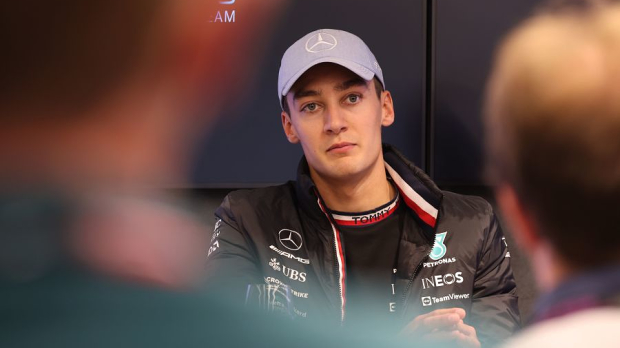 Russell, Mercedes, Britain, 2022