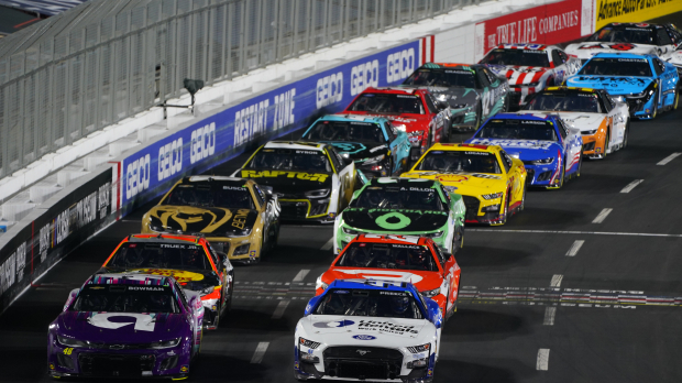 An image of NASCAR's The Clash race in 2023