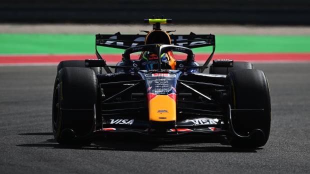 Hadjar during practice in Austin — Foto: © Red Bull Content Pool